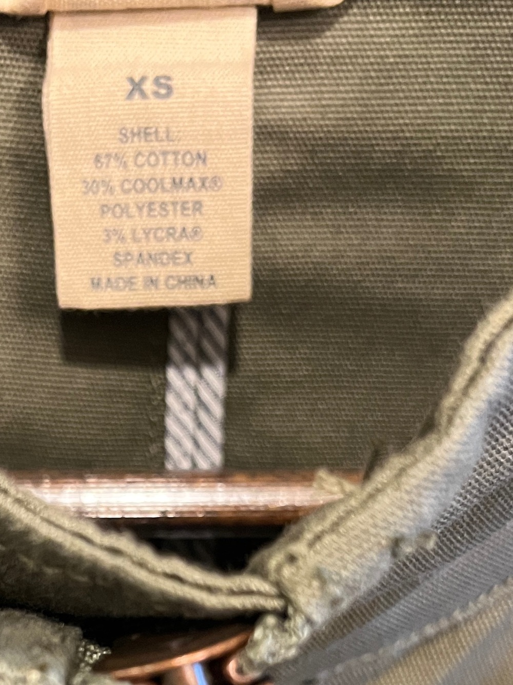 Duluth Trading Co # 47712 DuluthFlex Fire Hose CoolMax Jacket XS Olive Green - Picture 6 of 7